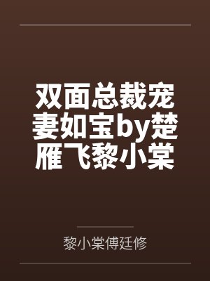双面总裁宠妻如宝by楚雁飞黎小棠