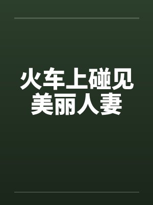 火车上碰见美丽人妻