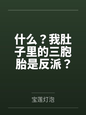 什么？我肚子里的三胞胎是反派？by宝莲灯泡