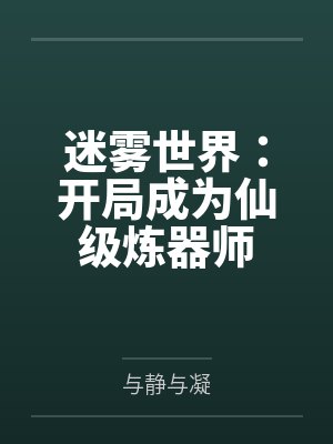 迷雾世界:开局成为仙级炼器师by与静与凝