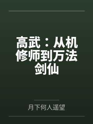 高武:从机修师到万法剑仙