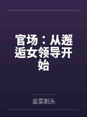 官场:从邂逅女领导开始