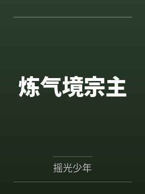 炼气境宗主by摇光少年