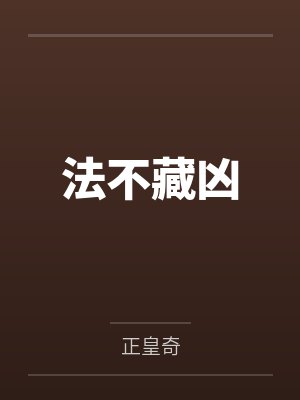 法不藏凶